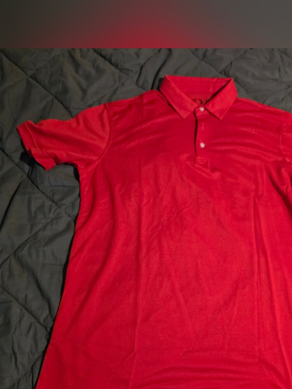 Men's Red Polo Golf Shirt